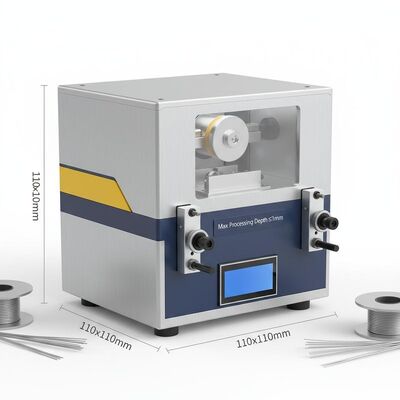 Stripping Wire 110×110mm PDC processing machine designed with Max Processing Depth ≤1mm to support wire processing tasks